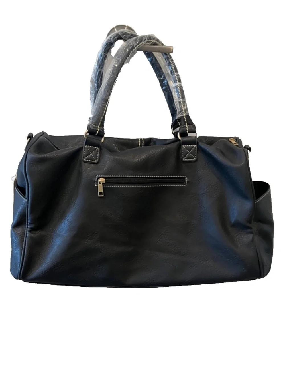 RARE Alfa Duffle Bag A5032 (Black, Stitched)